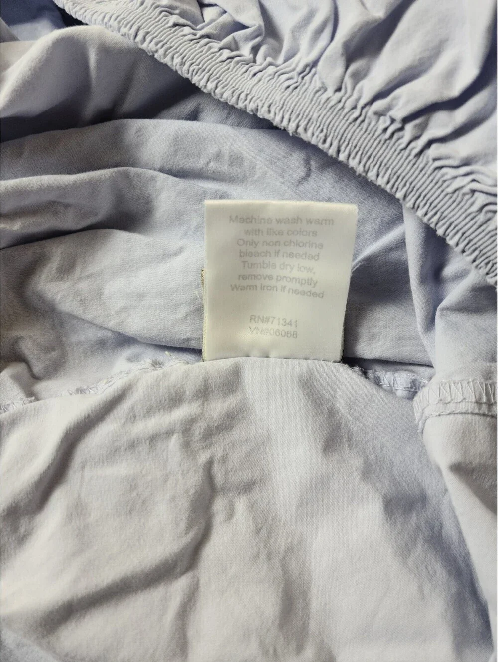 LL Bean Queen Purple Fitted & Flat Sheets